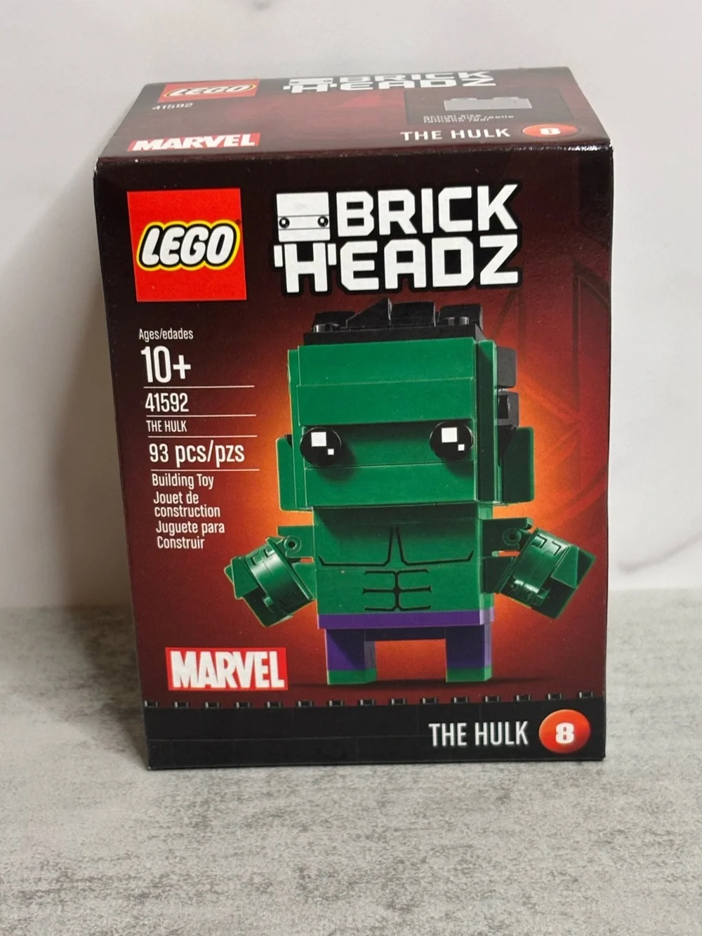 Lego Marvel BrickHeadz The Hulk Set (#41592)